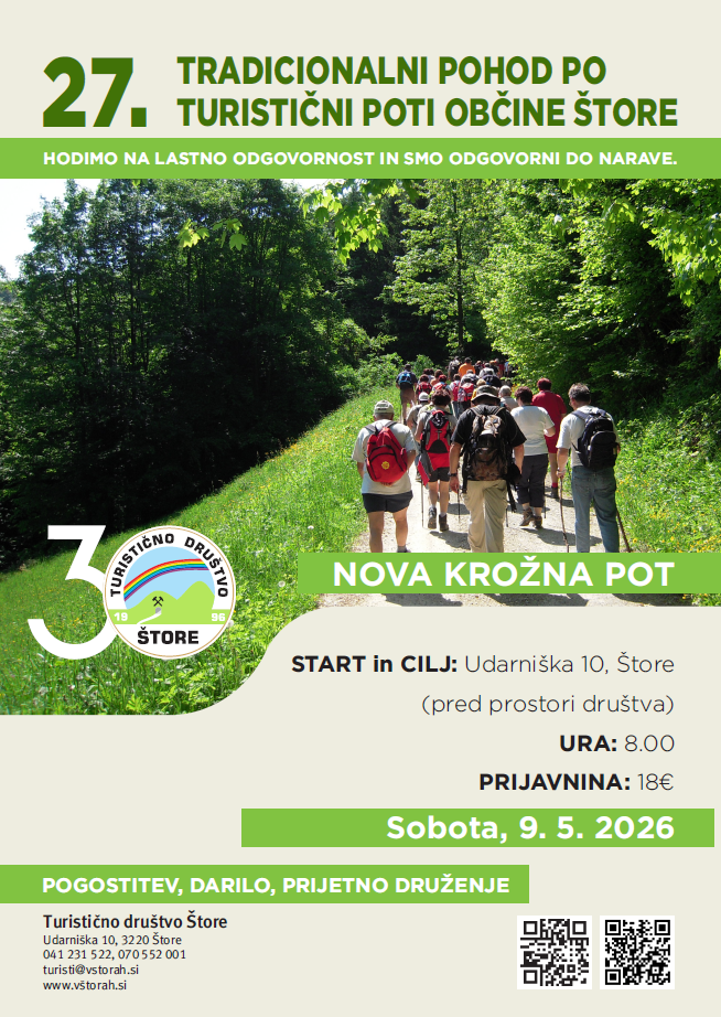 27. pohod TD &Scaron;tore